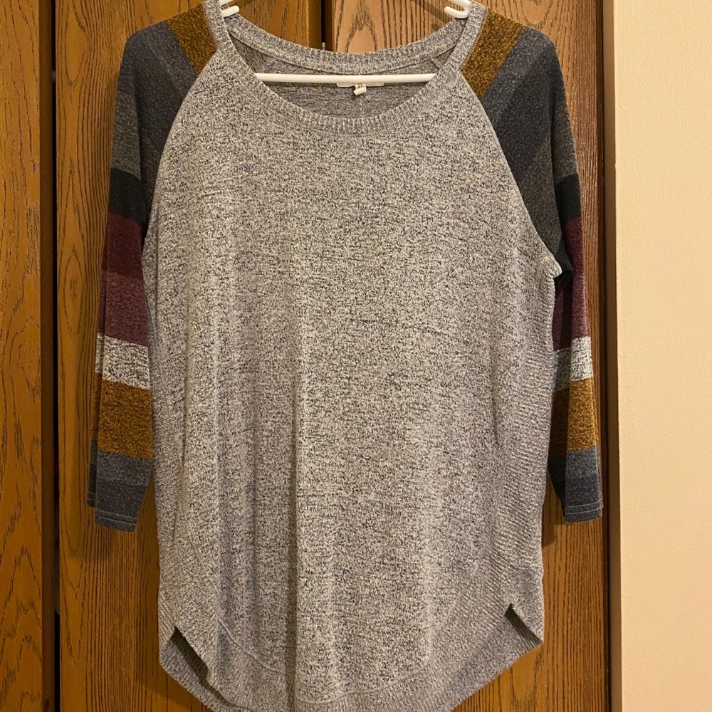 Gray sweater